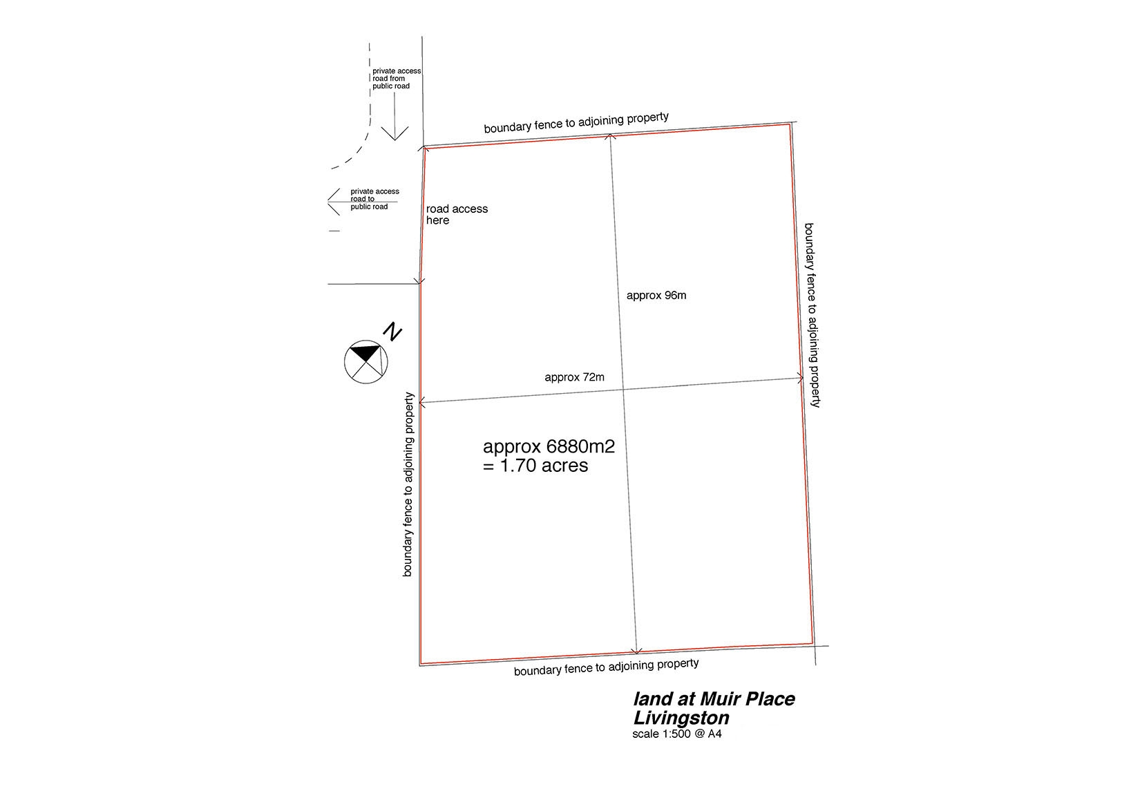 37,000 Sqft Yard Muir Place Livingston, EH54 5BF